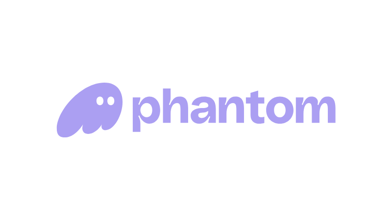 Logo de Phantom Wallet sur un écran